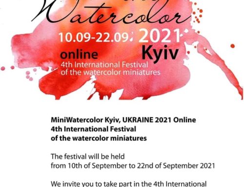 Mini Watercolor Kyiv Ukraine 2021