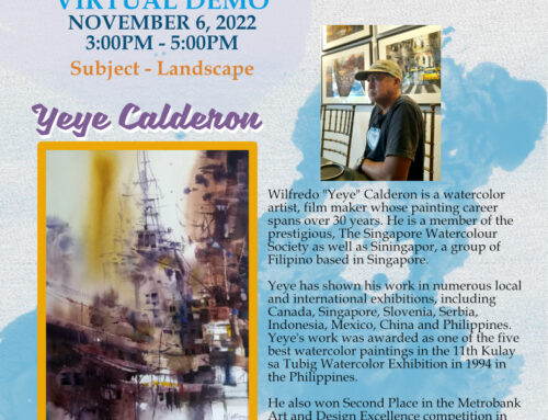 Pagsibol 2022: Wilfredo Yeye Calderon, November 6, 3pm