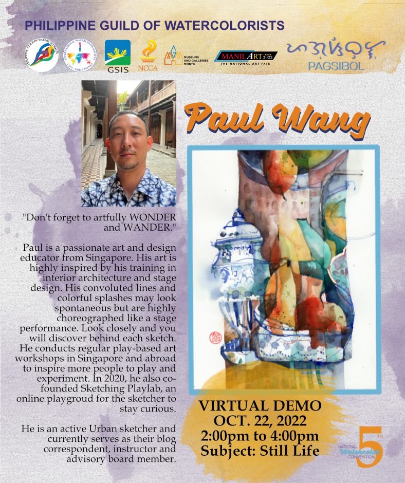 Pagsibol 2022: Paul Wang, October 22m, 2pm