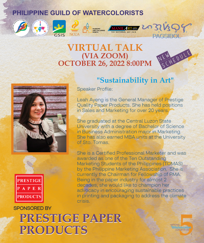 Pagsibol 2022: Sustainability in Art by Leah Marie Ayeng, October 18, 8pm
