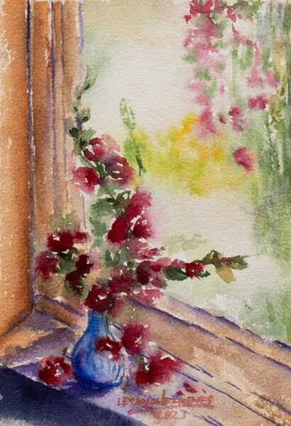 Flowers by the Window_2023_small work